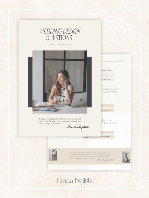 Wedding Design Questions